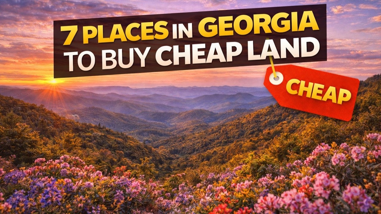 7 Places In Georgia To Buy Cheap Land