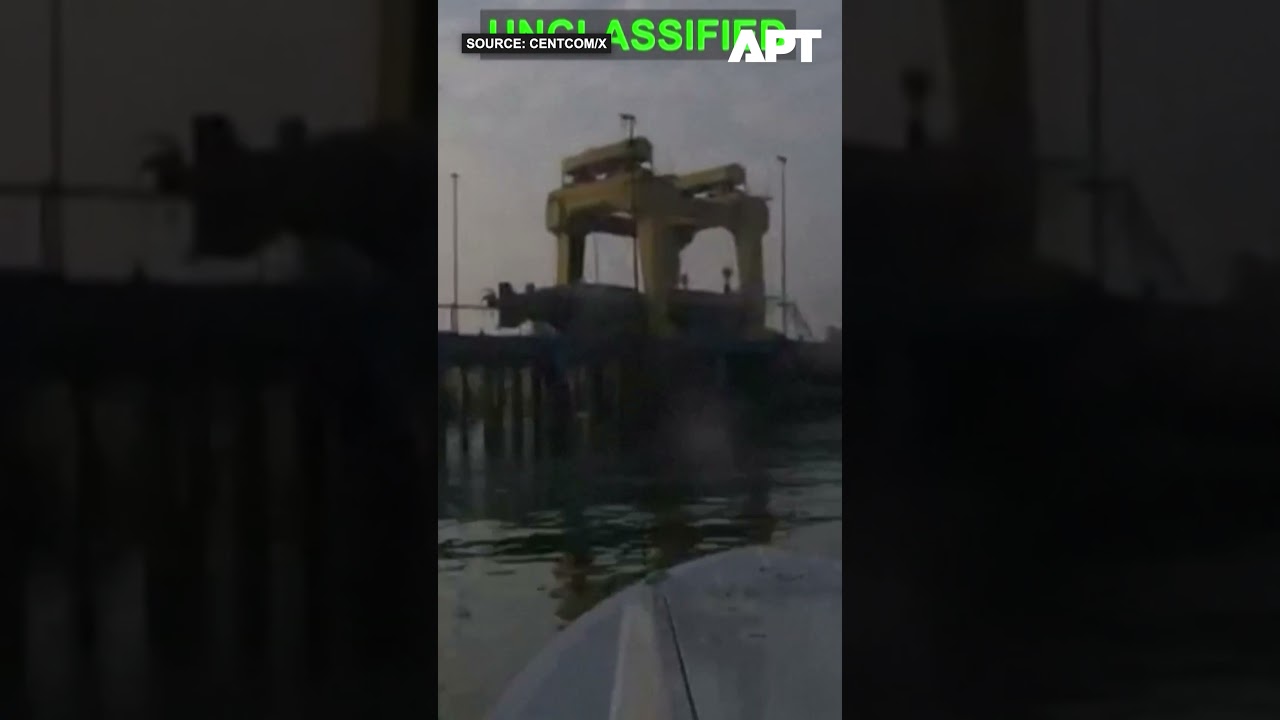Watch: US Sea Drones Strike Iran's Bandar Abbas Port | APT
