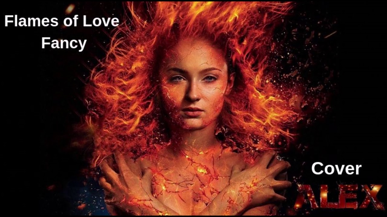 FLAMES OF LOVE - FANCY 1988-COVER ALEX NOWAK