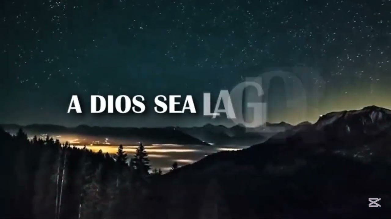 A Dios Sea La Gloria (Pista Original Con Letra) Alex Romero AR