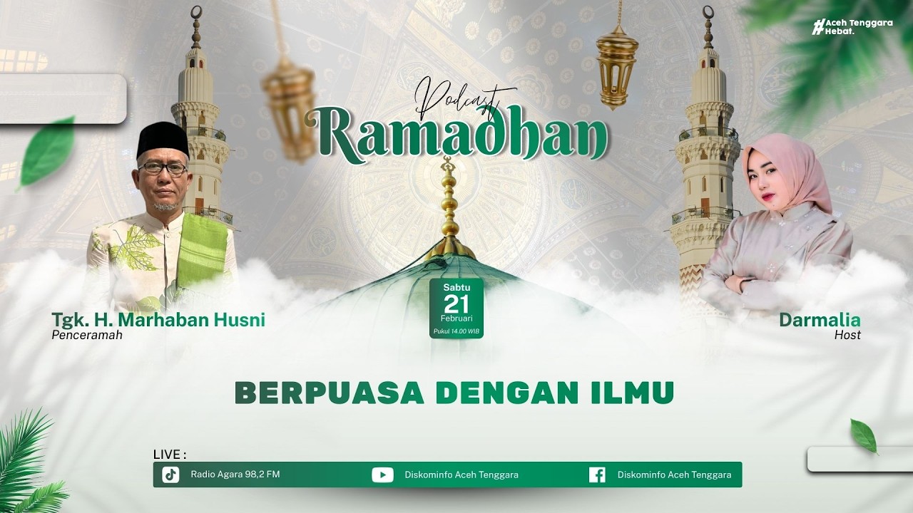 3.Ceramah Ramadhan Bersama Tgk. H. Marhaban Husni