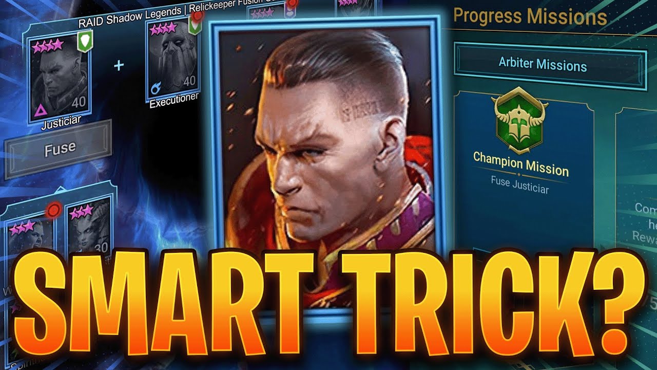 JUSTICIAR FUSED RIGHT! TOP Efficient Tips To BOOST Your Mission Progress | Raid Shadow Legends