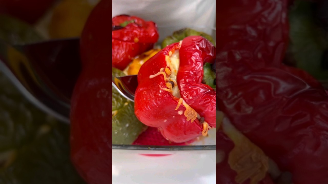 Descubre la Mejor Receta de Pimientos Rellenos: &iexcl;Aprende a Cocinarlos R&aacute;pido y F&aacute;cil!  #recetafacil