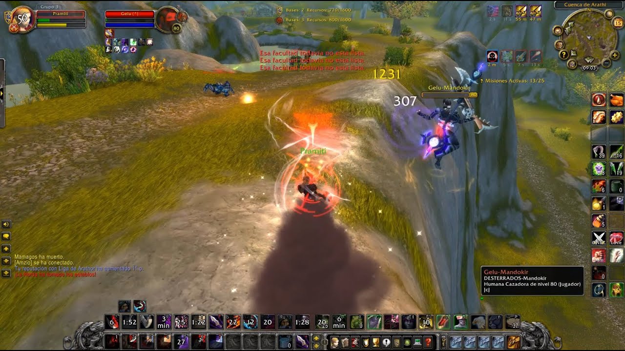 Duels in Arathi vs insane Hunter • WotLK Classic