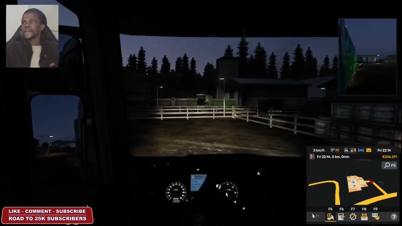 Reverse Parking Challenge  | Livestock Trailer Maneuver in Tight Space | ETS2 Realism