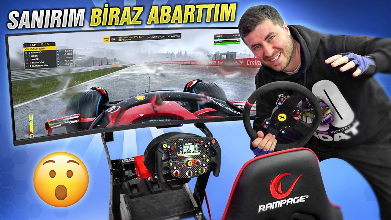 BİRAZ ABARTTIM | ÖZEL YARIŞ SİMULASYONU ve KOKPİT Kuruyorum (Saati 100 TL 😃)
