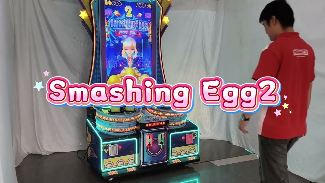 Smashing Eggs II Arcade Machine | Skill-Based Ticket Redemption Game for Game Centers
