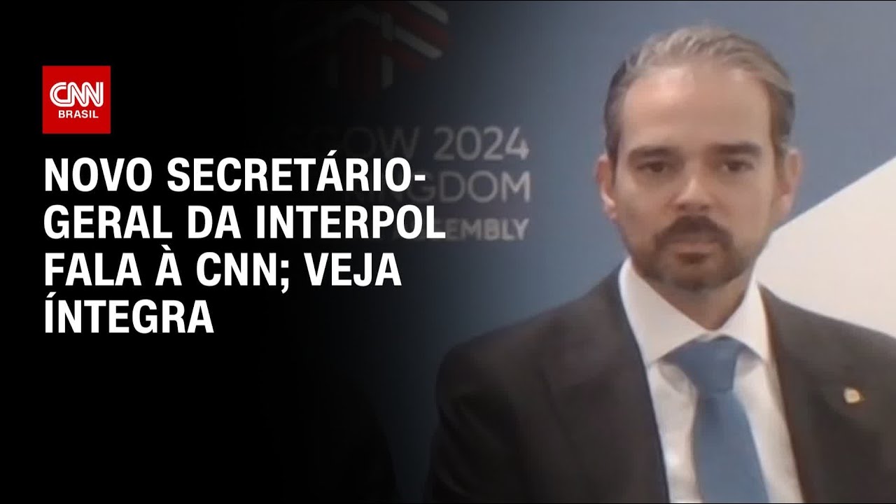 Novo secretário-geral da Interpol fala à CNN; Veja íntegra | LIVE CNN