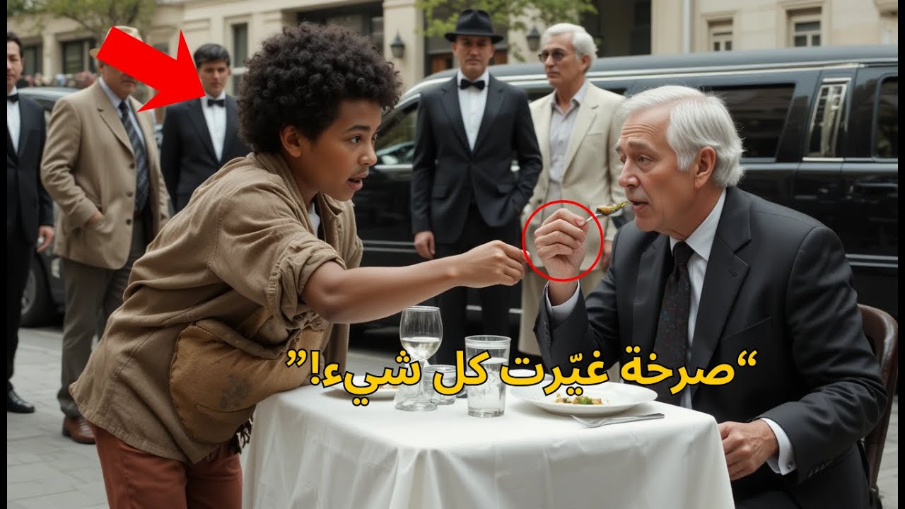 صرخة طفل مشرّد أوقفت مليارديرًا عن الأكل… وما اكتشفه بعدها صدم الجميع!