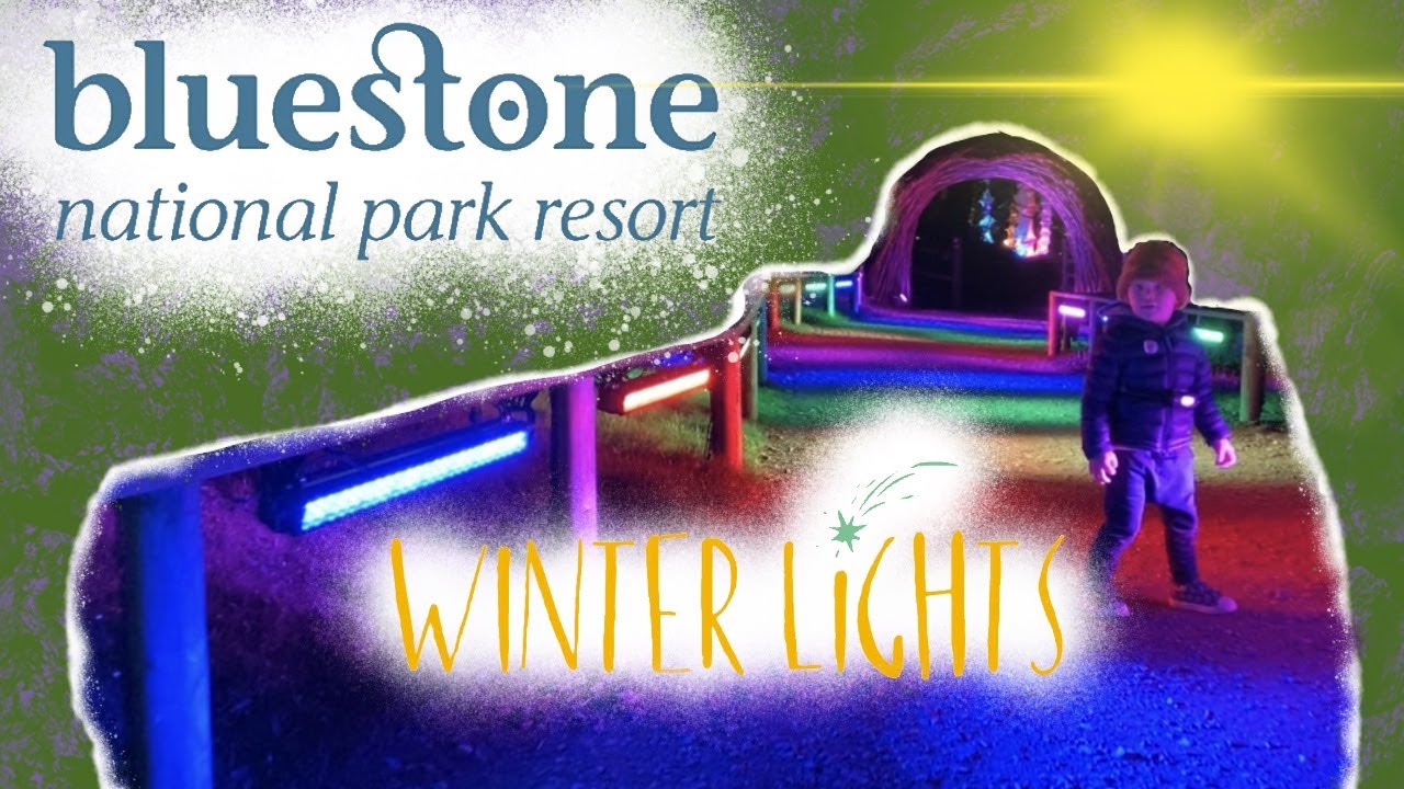 Fun for Kids Bluestone National Park, Winter Lights Tour.