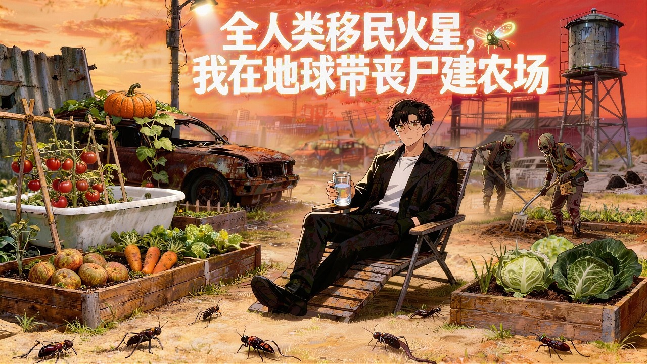 【FULL】全人類移民火星，我在地球帶殭屍建農場 #漫畫推薦 #動漫 #漫改 #动画推荐