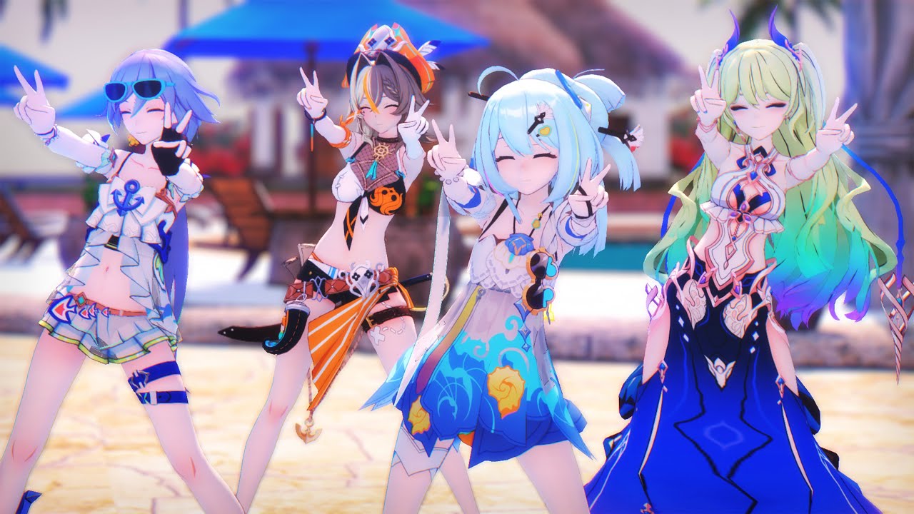 【Honkai Impact 3rd MMD/4K/60fps】JUMP UP 「Summer Survival Rhapsody」