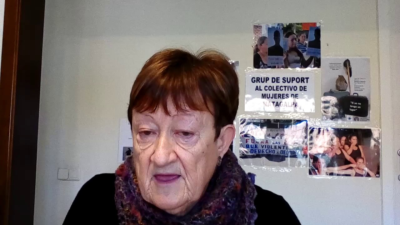 Presentació de Glòria Muñoz del Grup de suport al Colectivo de Mujeres de Matagalpa