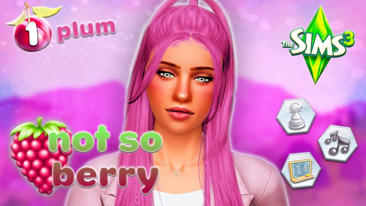*НОВИНКА!* Начало поколения слив!! 💜 | Слива №1 | The Sims 3: Не такой уж и ягодный челлендж