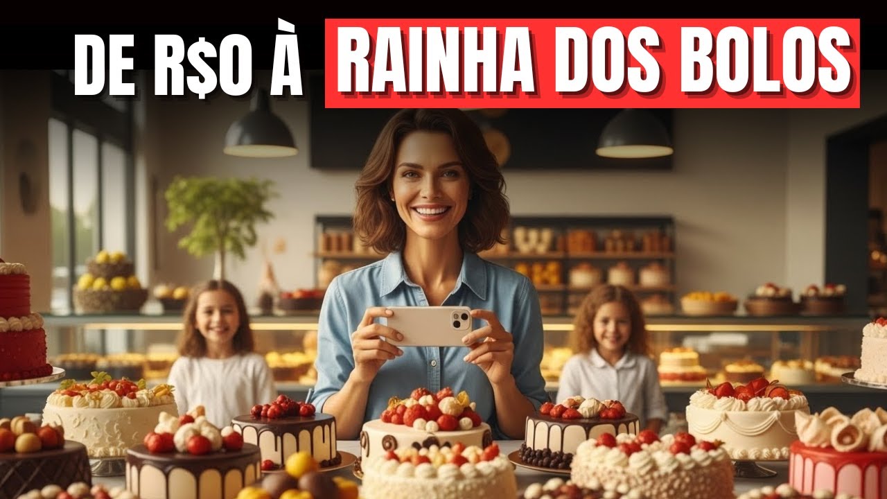 De desempregada com 2 filhos a dona de um império de bolos. O segredo dela.