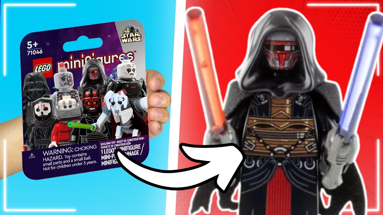 Я создал LEGO Star Wars Dark Side CMF, который мы все хотим