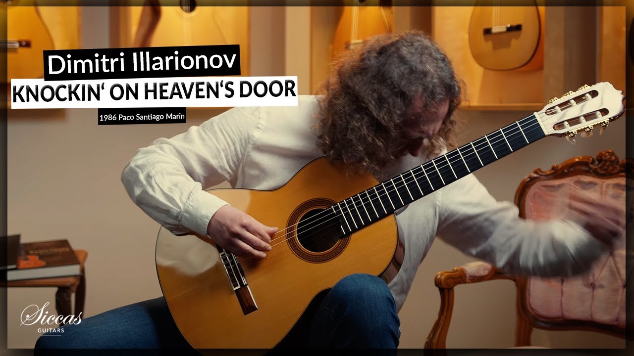 Dimitri Illarionov plays Knockin' on Heaven's Door on a 1986 Paco Santiago Marin Guitar