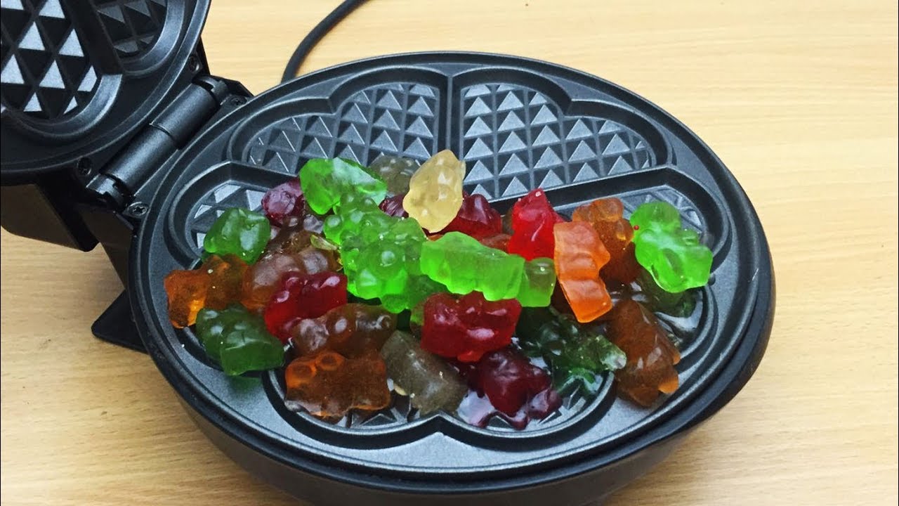 EXPERIMENT WAFFLE IRON vs Gummy bear
