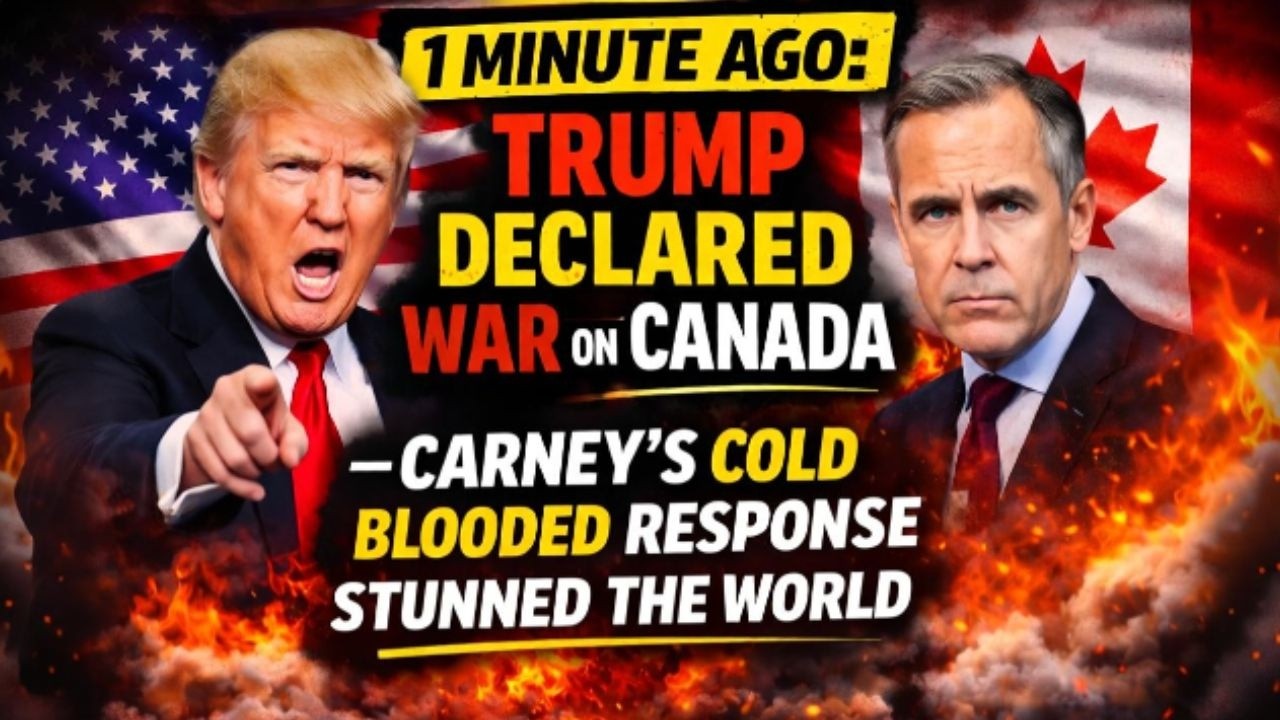 1 Minute ago: Trump Declared War on Canada — Carney's Cold Blooded Response Stunned the World