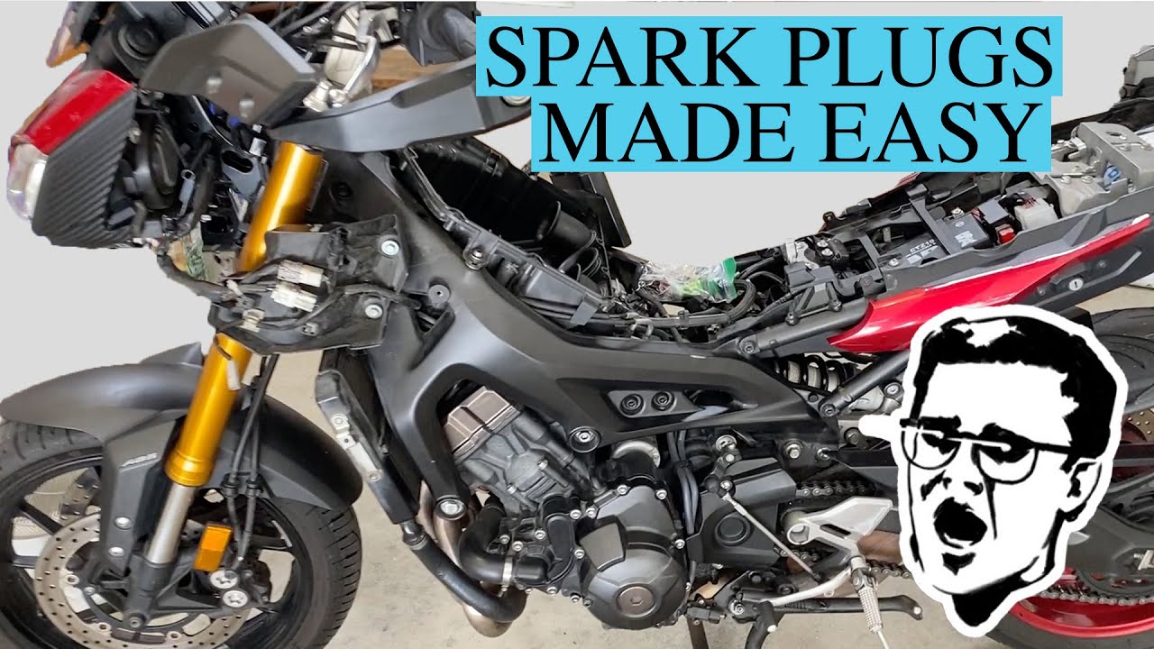 Замена свечей зажигания FJ09/Tracer — Yamaha MT09 FZ09