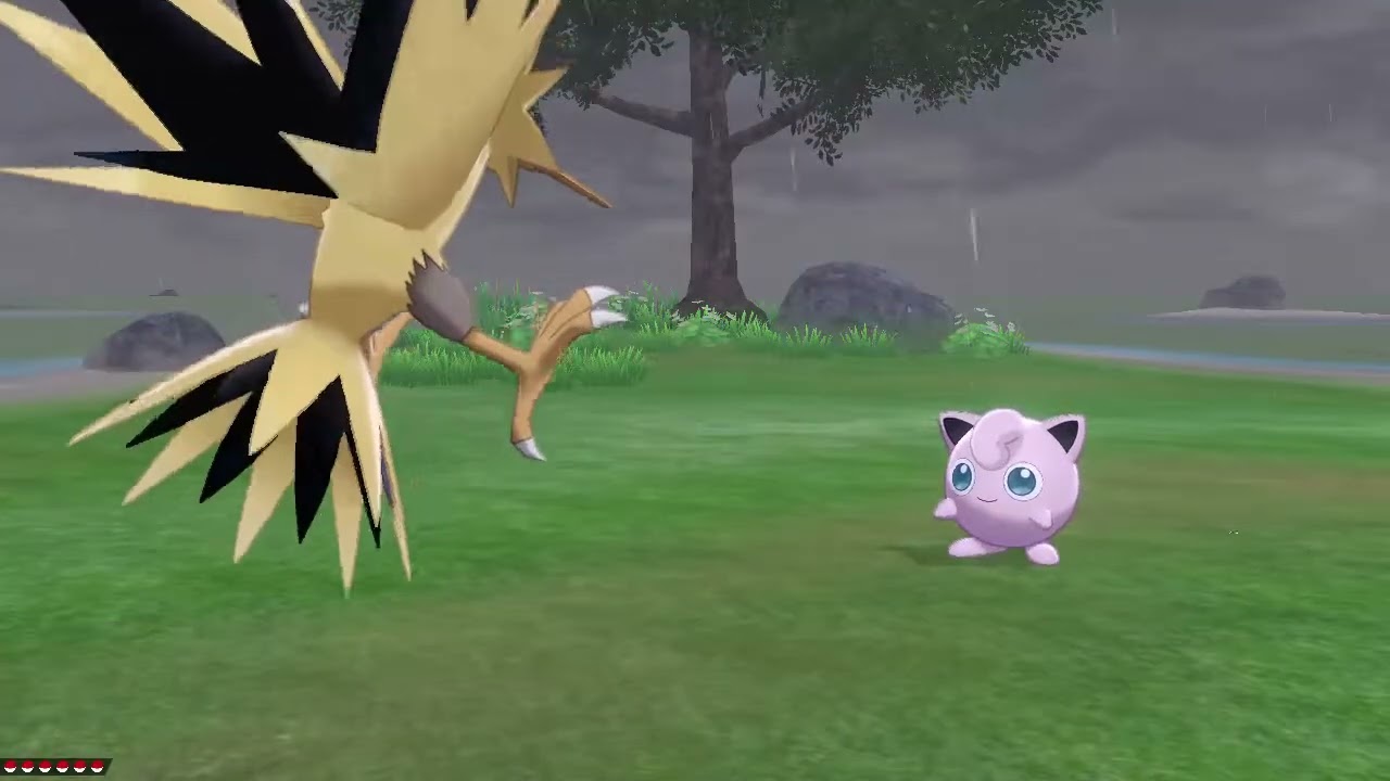 ZAPDOS MOVES THUNDERBOLT POKEMON SWORD AND SHIE