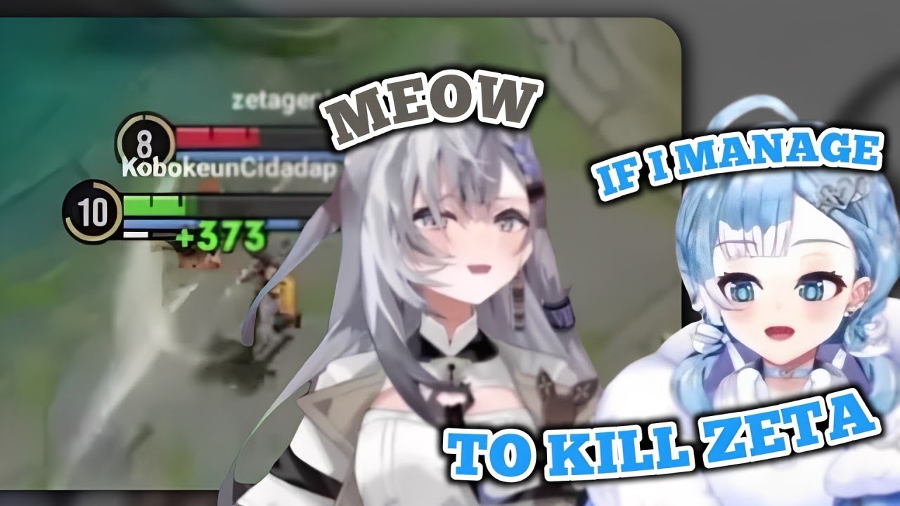 Zeta Gets a Meow Punishment from Kobo【Kobo Kanaeru/Vestia Zeta】