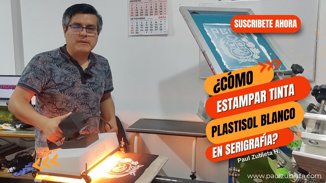 ¿CÓMO ESTAMPAR TINTA PLASTISOL BLANCO EN SERIGRAFÍA?
