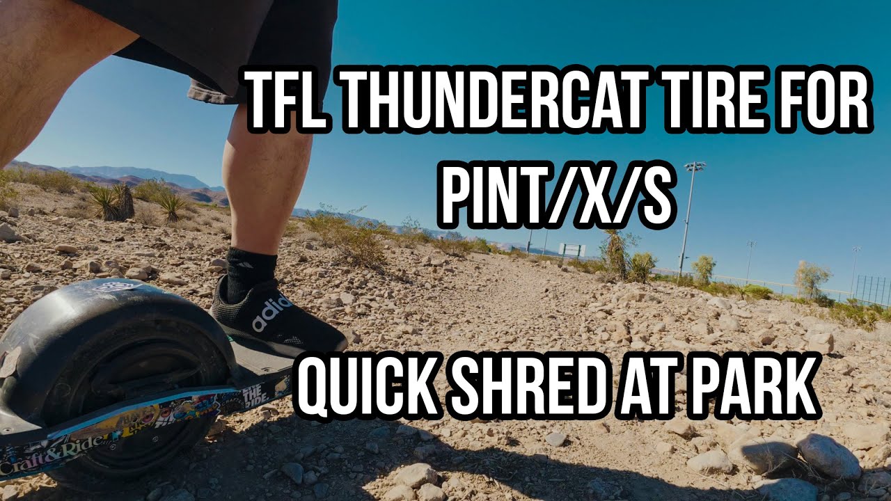 Quick Thundercat Onewheel Tire Test at Mountains Edge Trail