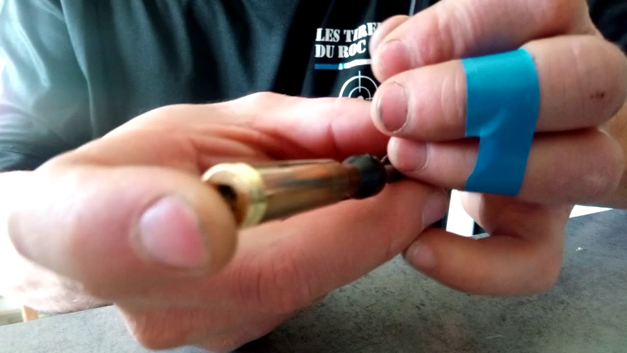 Chanfrein de l'évent d'amorce .
