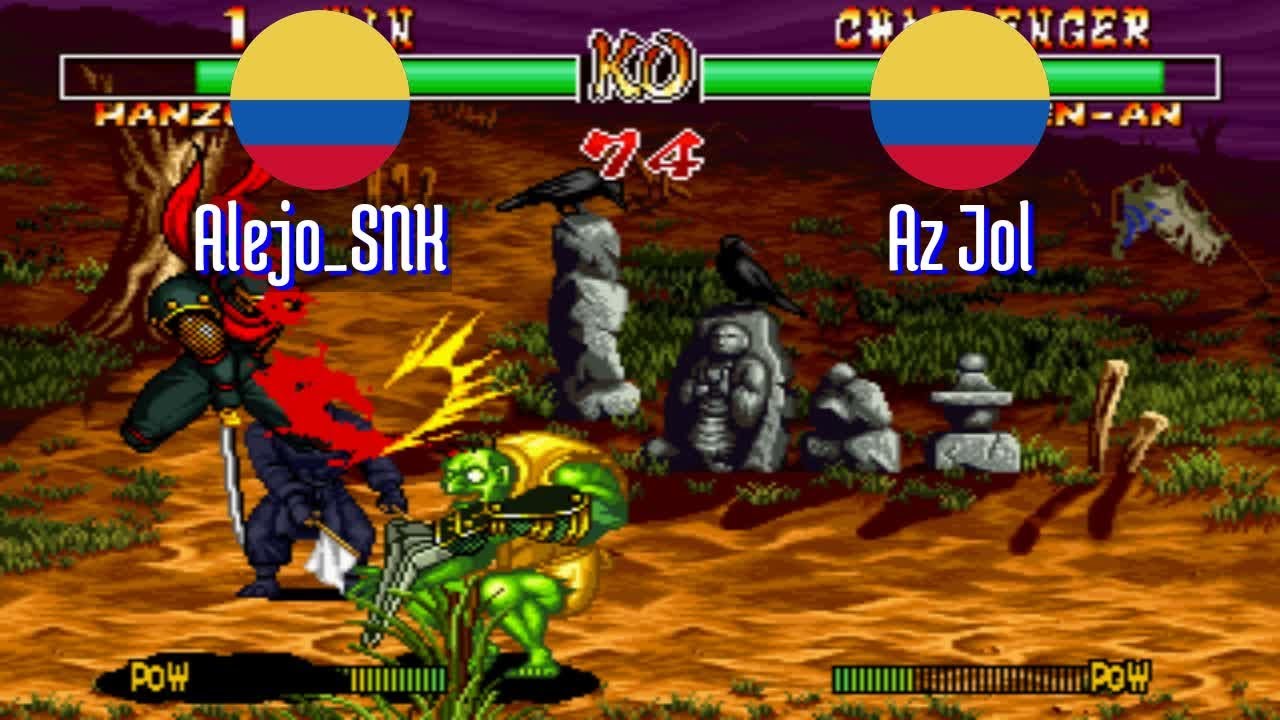 FT5 @samsho2: Alejo_SNK (CO) vs Az Jol (CO) [Samurai Shodown II Fightcade] Mar 11