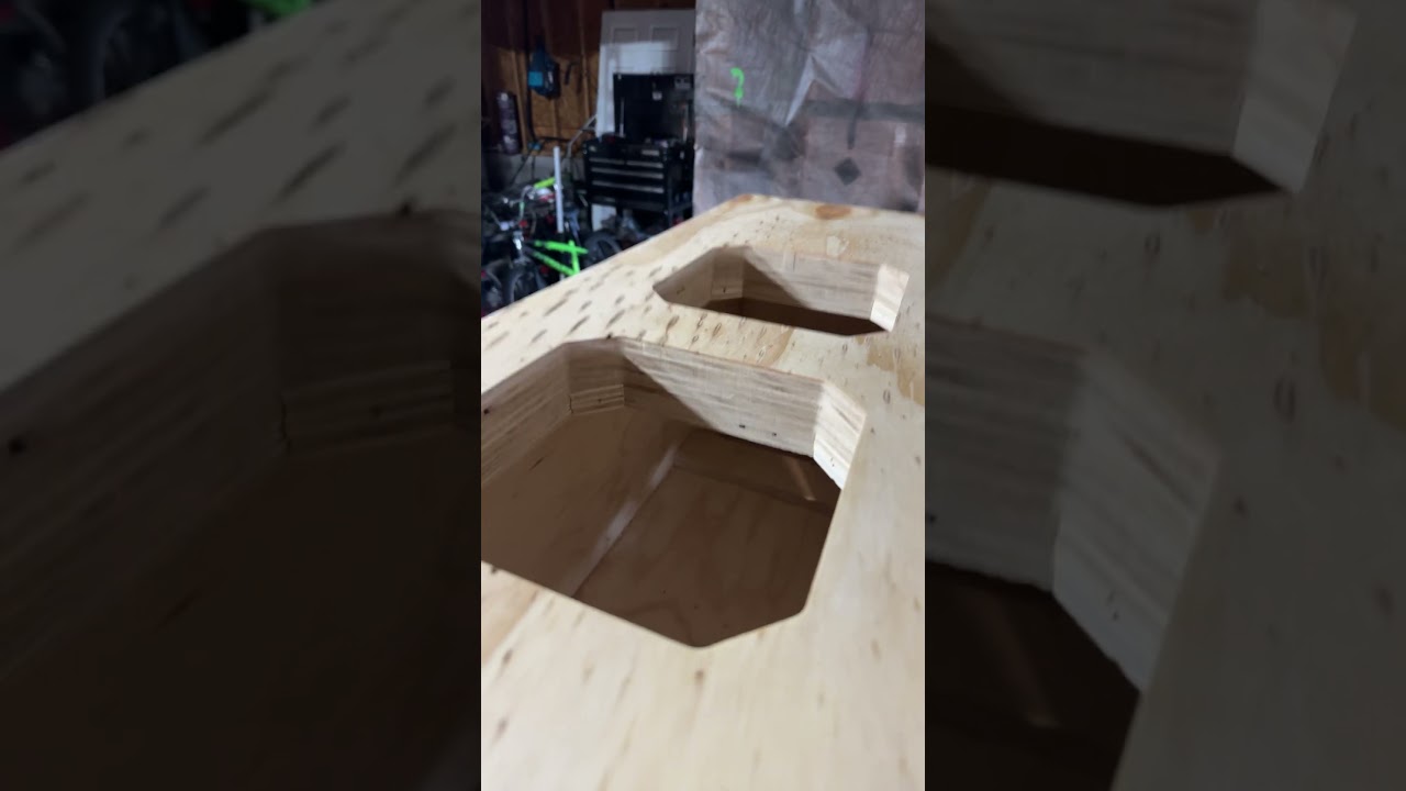 1.5&rdquo; Thick MBE Standard Subwoofer Mounting Baffle!#bass #caraudio #enclosure #efficiency