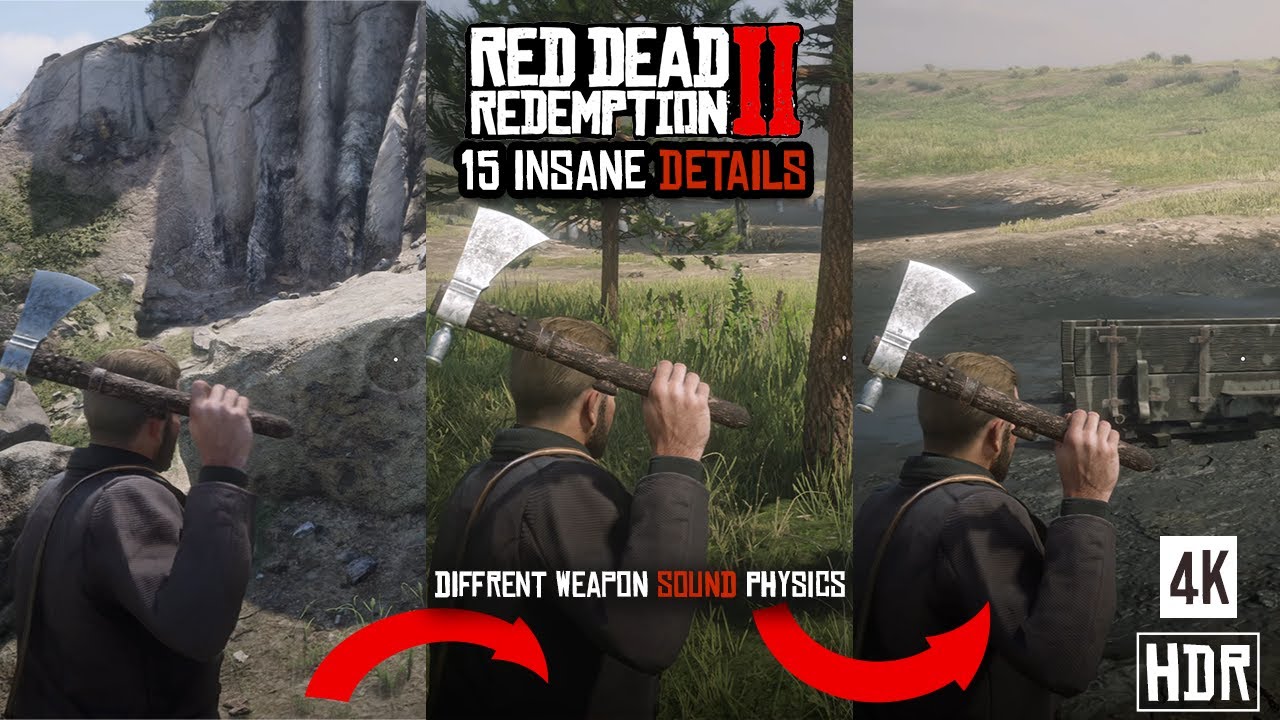15 Insane Details in RED DEAD REDEMPTION 2 | RDR2 Crazy Details | 4K
