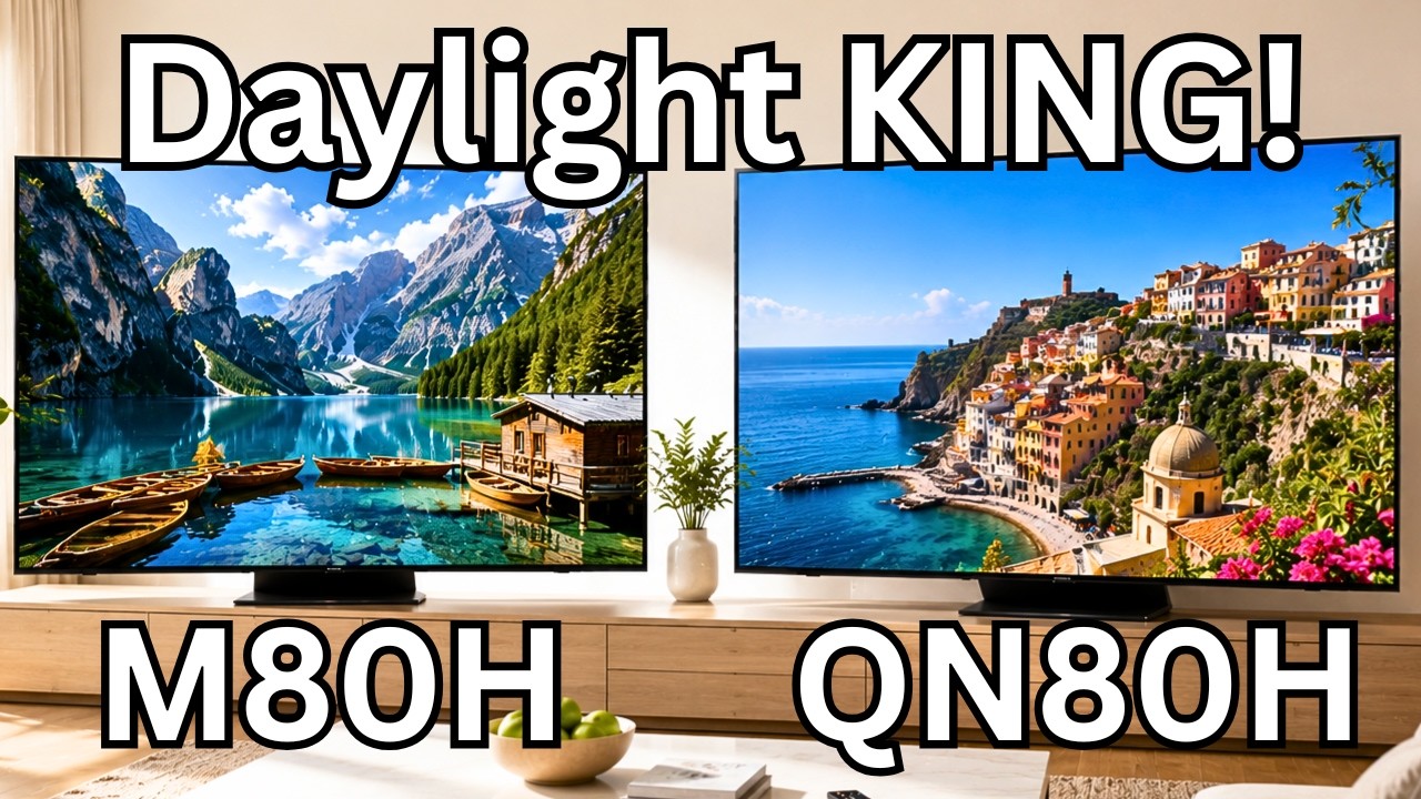 Samsung QN80H vs Samsung M80H | Best TV for Bright Rooms in 2026?