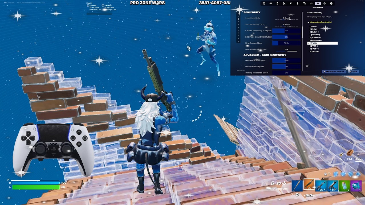 *NEW* BEST Controller Settings For Fortnite Chapter 7 (PS5/XBOX/PS4/PC)