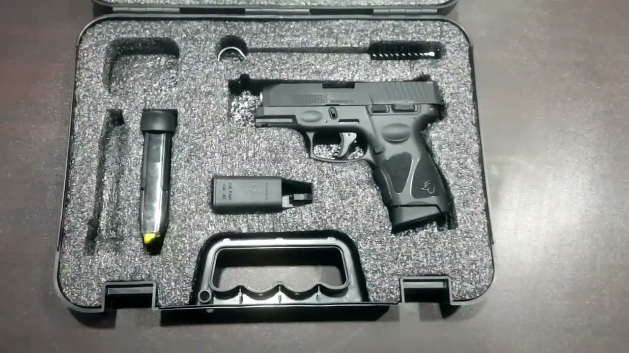 Taurus G3C 9 mm Pistol Made in Brazil Review and Unboxing