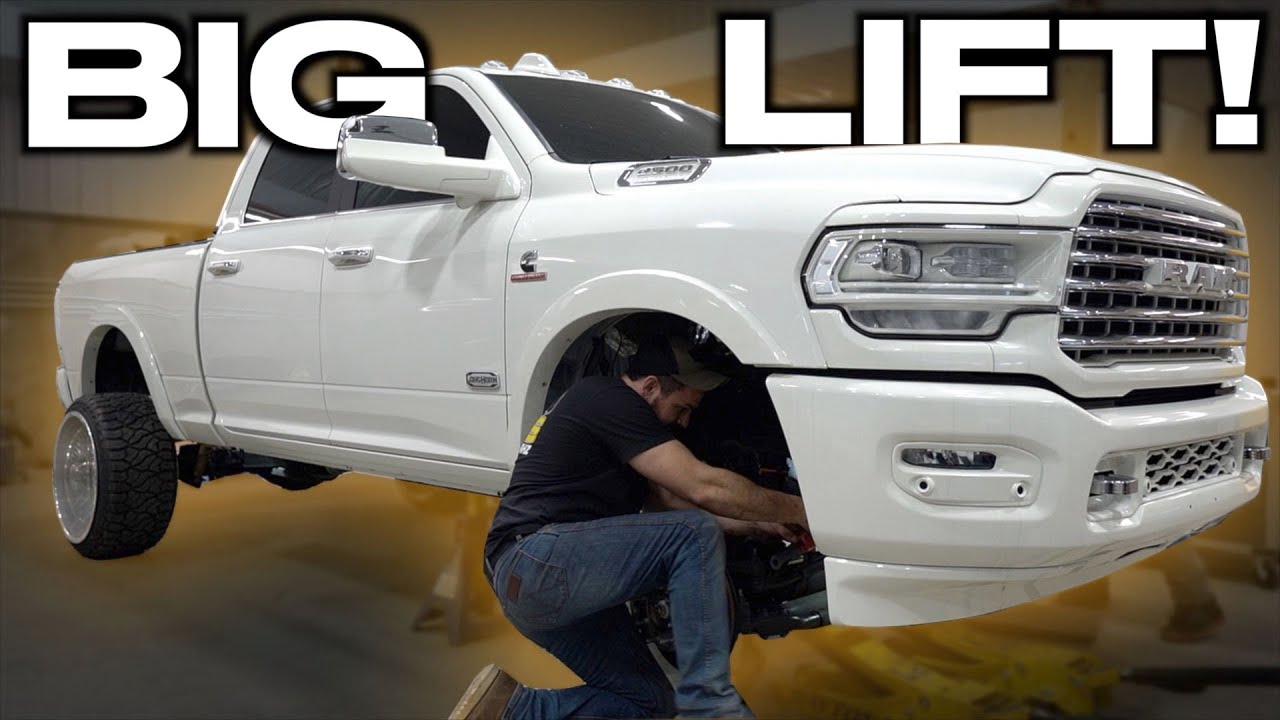 5th Gen Ram 2500 Gets BIG LIFT!!! All Out Suspension Kit!!!