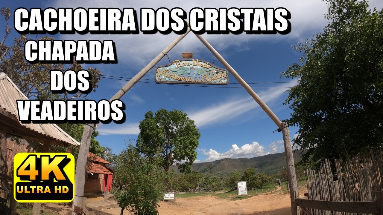 ВОДОПАД CRYSTAIS 4K - Chapada dos Veadeiros - Гояс | Виртуальная тропа