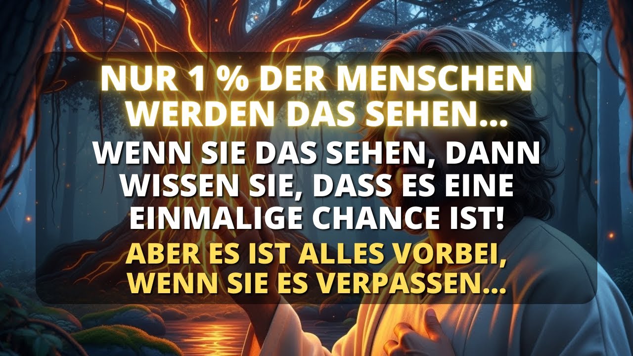 😨 30 SEKUNDEN LANG HALTEN UND WUNDER ERFAHREN! - Botschaft von Gott
