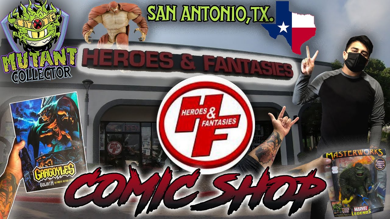Heroes And Fantasies Comic Shop! La Mejor Tienda de Coleccionables! en San Antonio,Tx.| Video 2022