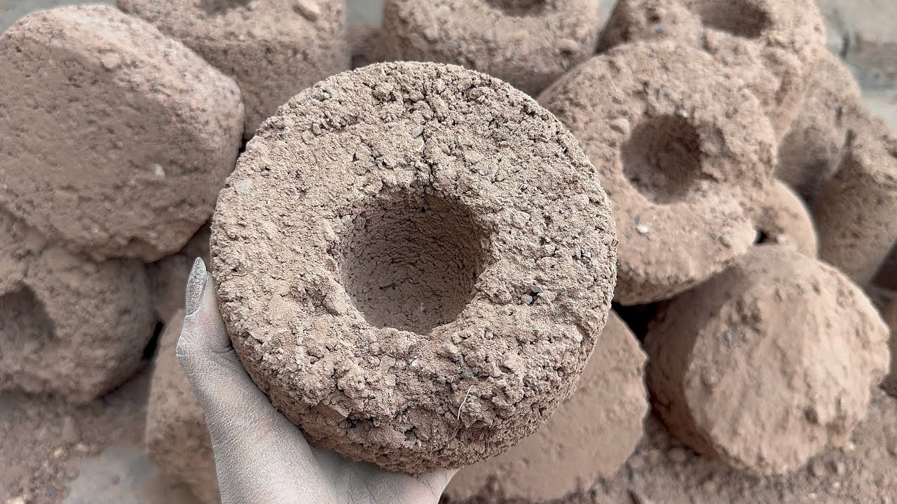 Stony red dirt mazydar crumbling || #relax #asmr #satisfying vedio😇
