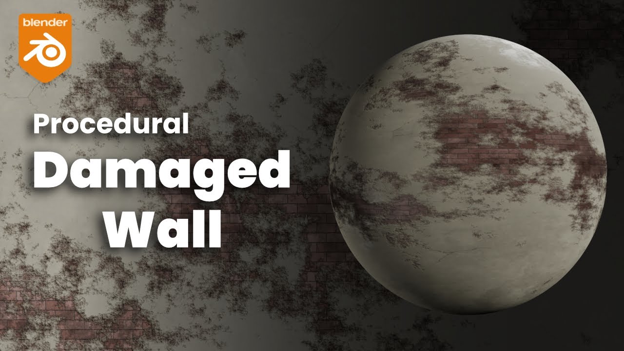 How to create a realistic Procedural Damaged Wall Material