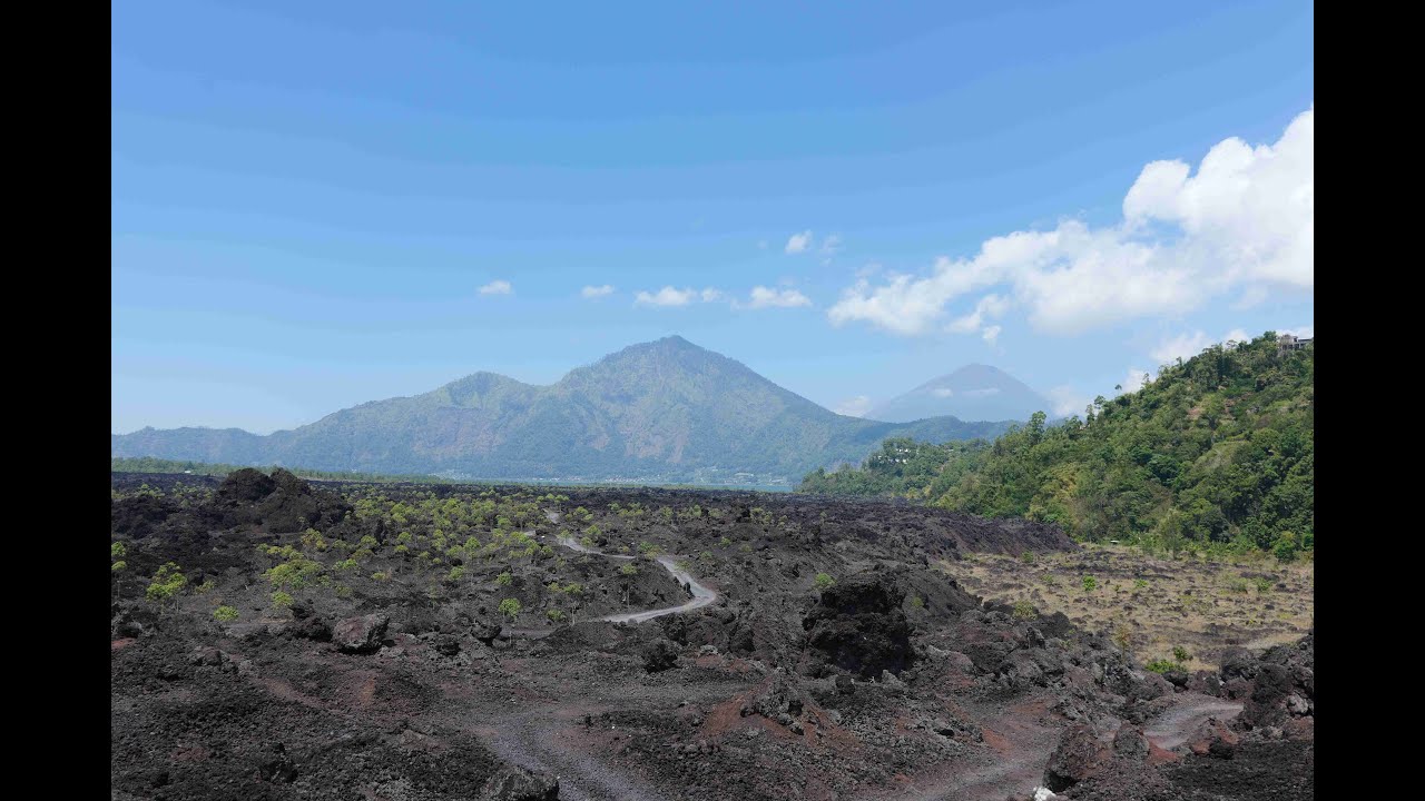Mount Batur lava field, Bali | DJI Mini 4 PRO | HDR