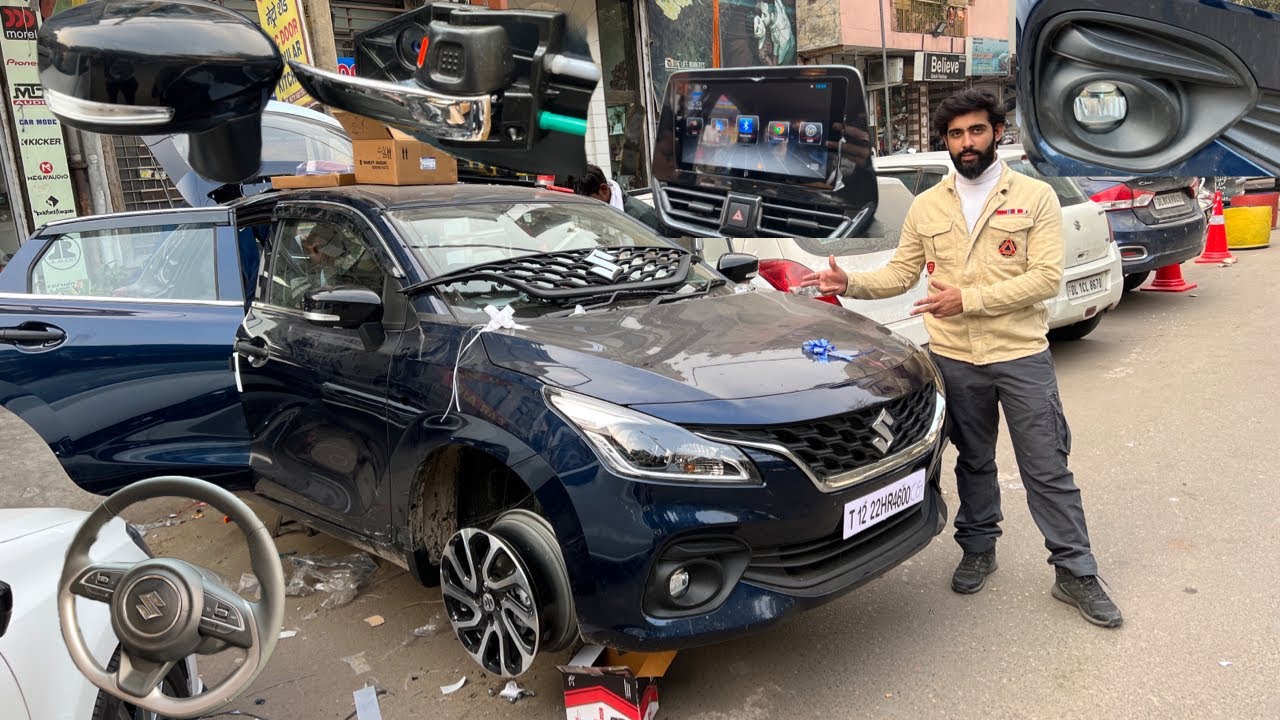 2023 Maruti Baleno Modification | Sigma To Alpha Conversion | Nexa OEM Accesories | Base To Top Mod
