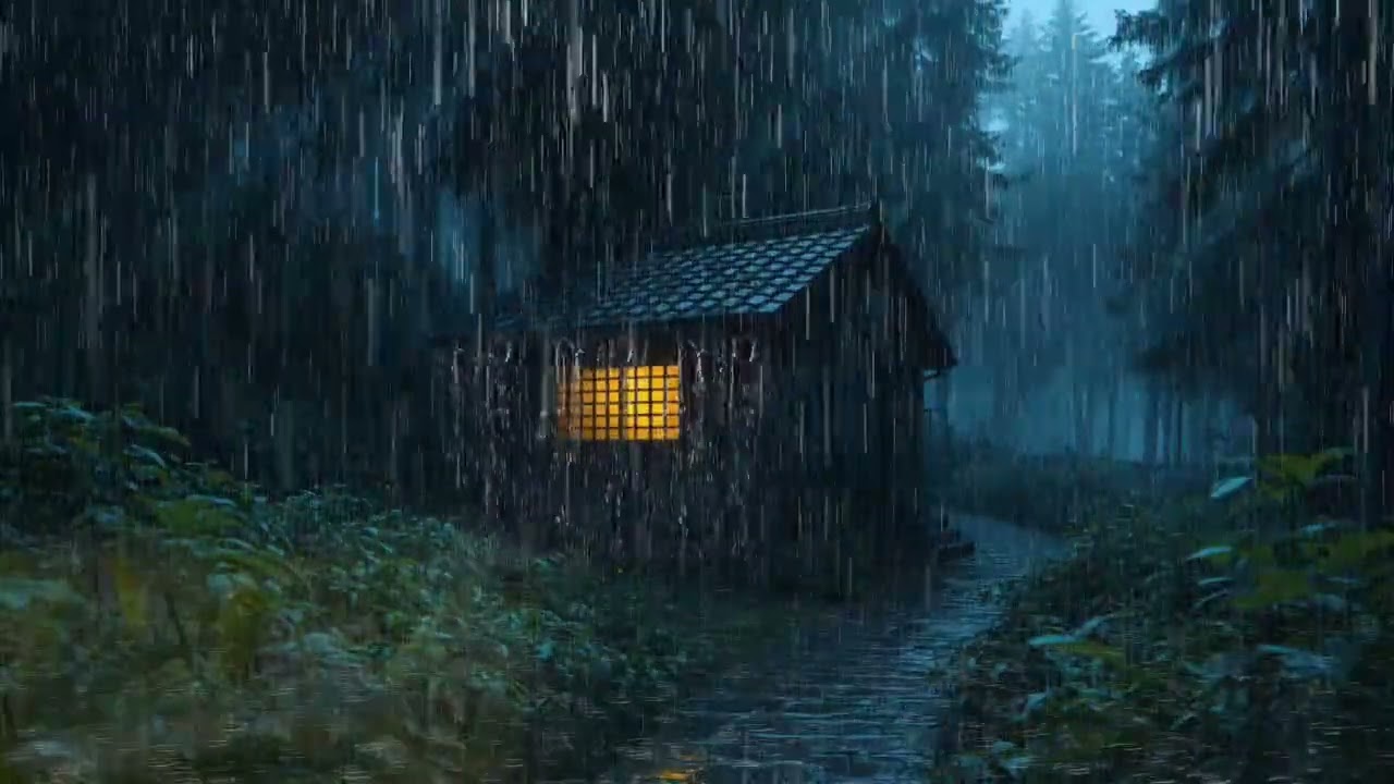 Night Rainstorm ASMR Sleep | Deep Sleep Rain Sounds for Relaxation, Comfort, and Quiet Rest