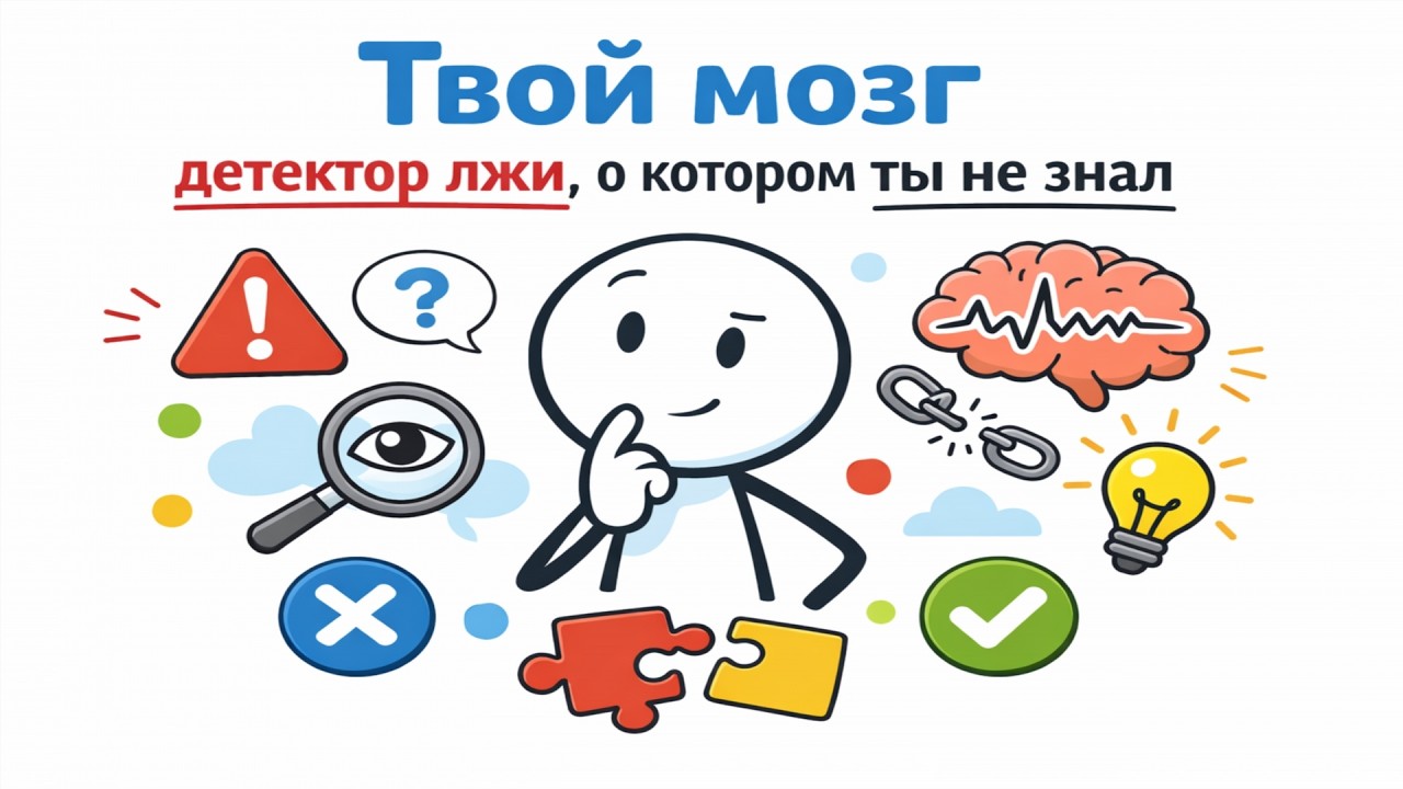 Твой мозг — детектор лжи, о котором ты не знал