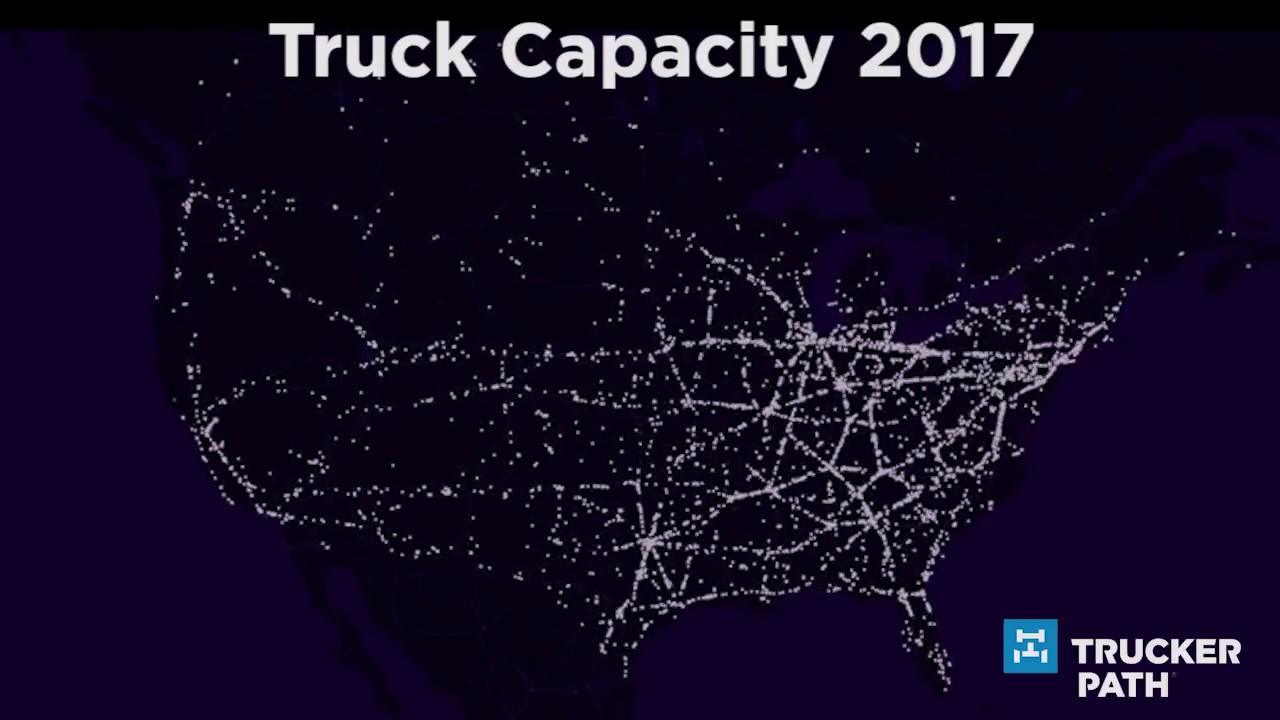 Truck Capacity Map Time Lapse