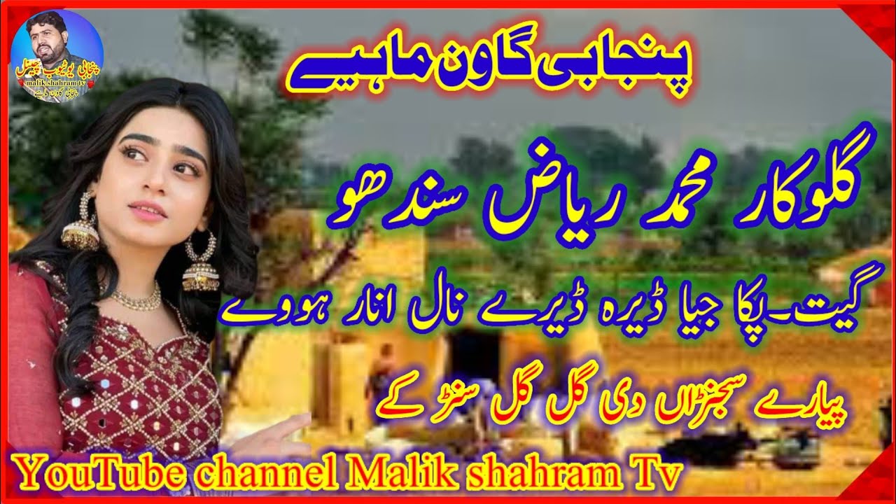 New Punjabi song Mohammed Riyaz Sindhu.#sachidasbedarda#meriwangvydhola#punjabi#goon #love