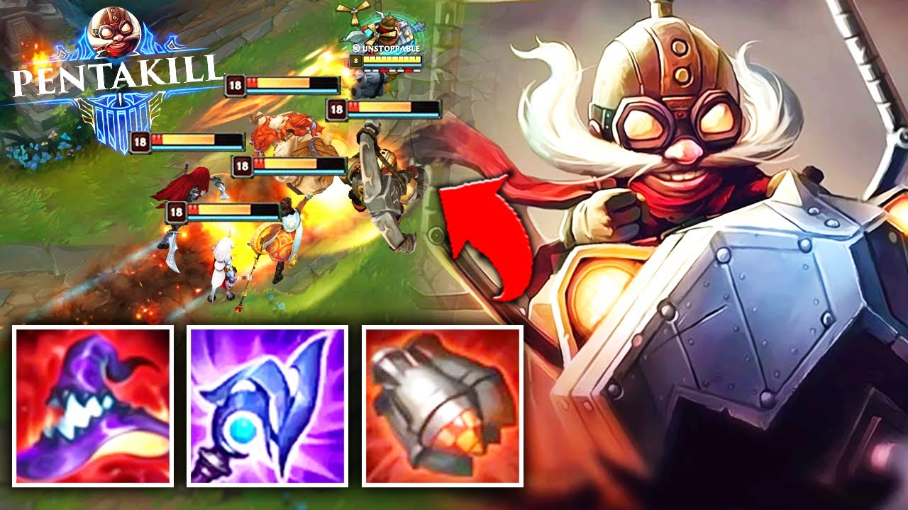 I built only AP Items on Corki and my Package is an instant Pentakill