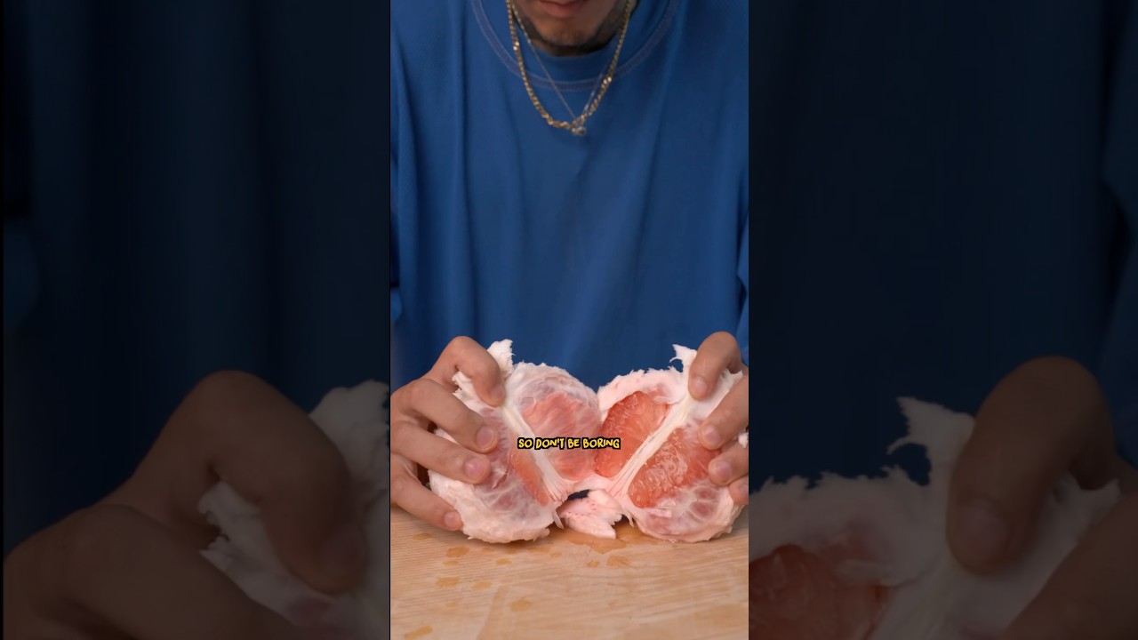 How to make Pomelo Salad 🍊#shorts