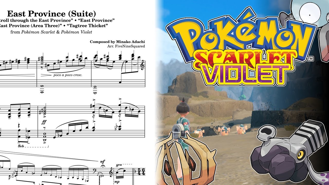 East Province (suite) piano arrangement | Pokémon Scarlet & Violet
